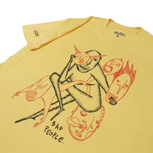 Bad People Tee  - sunset yellow