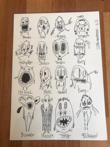 SPECIMENS 1 - 16: ARTWORK